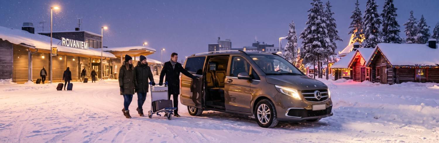 Rovaniemi Airport to Santa Claus Transfer: Private Car & Chauffeur